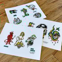 3 PAGES FLASH SET print
