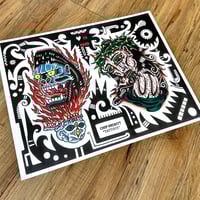 GORILLA-JESUS print