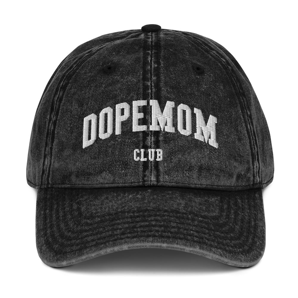 Image of DOPEMOM CLUB - Vintage Cotton Twill Cap