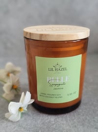 Image 2 of Belle-Sampaguita/Jasmine, small jar 5.85 oz, clear amber jar