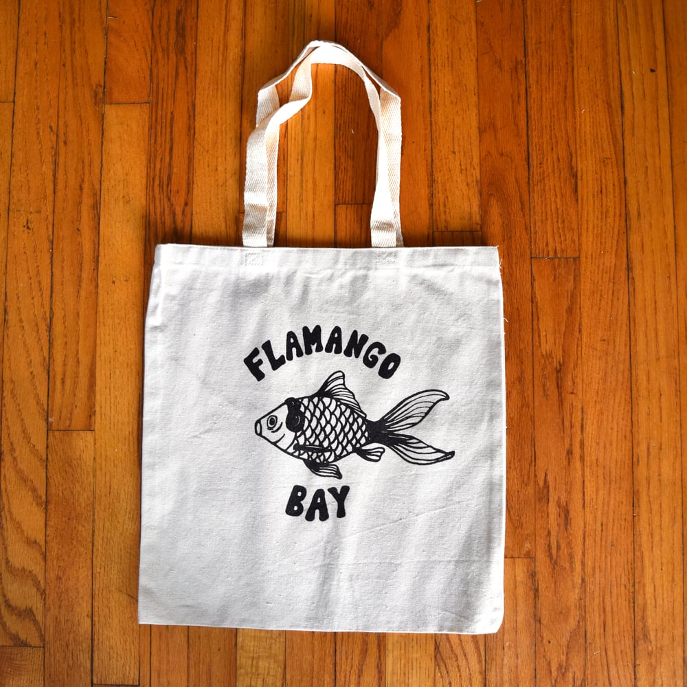 FLAMANGO FISH TOTE! 