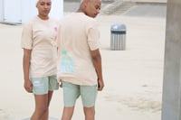 Image 3 of ABCD Beach short Olive color