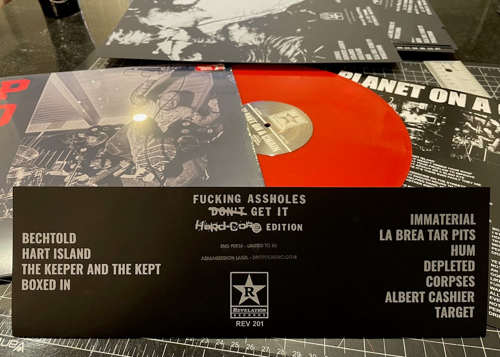 PLANET ON A CHAIN "Boxed In" LP 2nd Press - Fucking Assholes Edition
