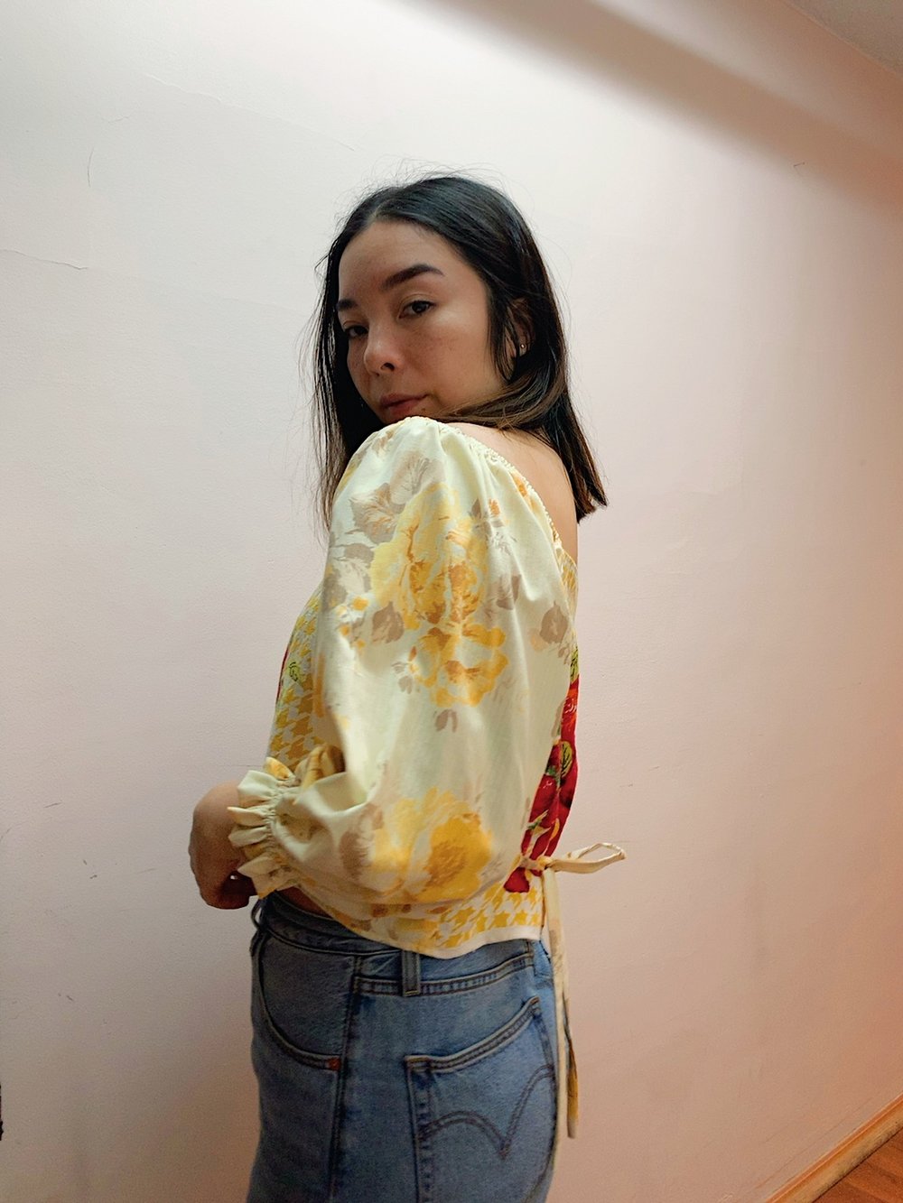 Image of Tea Towel Top — Apples