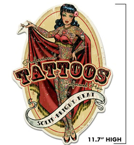 Image of Tattoo Parlor Metal Sign