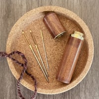 Image 1 of Wooden Needle Case Set