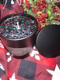 Image 4 of Black Obsidian w/Crystals (Protection)