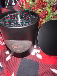 Image 5 of Black Obsidian w/Crystals (Protection)