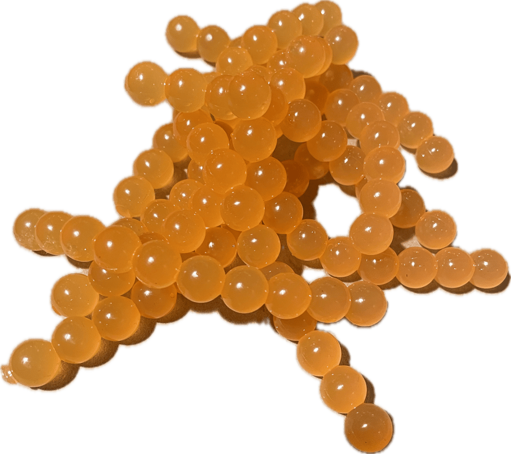 Vibrant Translucent Orange