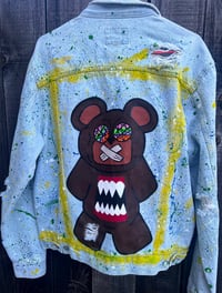 Image 1 of Hand painted Bear X jacket (Size L)