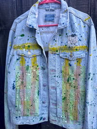 Image 2 of Hand painted Bear X jacket (Size L)