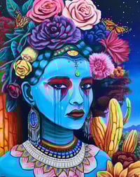 Image 2 of “Wisdom in Bloom” Canvas Print - 12”x16”