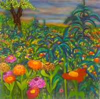 Image 1 of Color Riot in the Hemp Field  |  Original Artwork