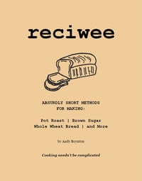Image 1 of Reciwee (Food Zine with Short, Simple Recipes for Cooking from Scratch)