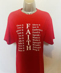 All You Need Faith Red Unisex Shirt