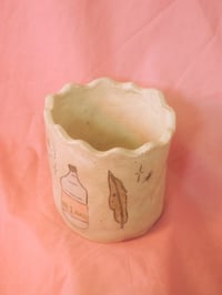 Image 3 of Recycled clay vase.