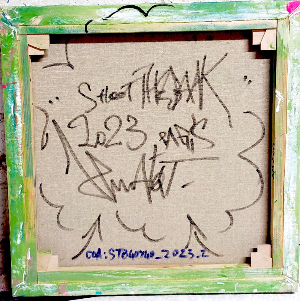 Shoot The Bank tableau 40x40, 2023