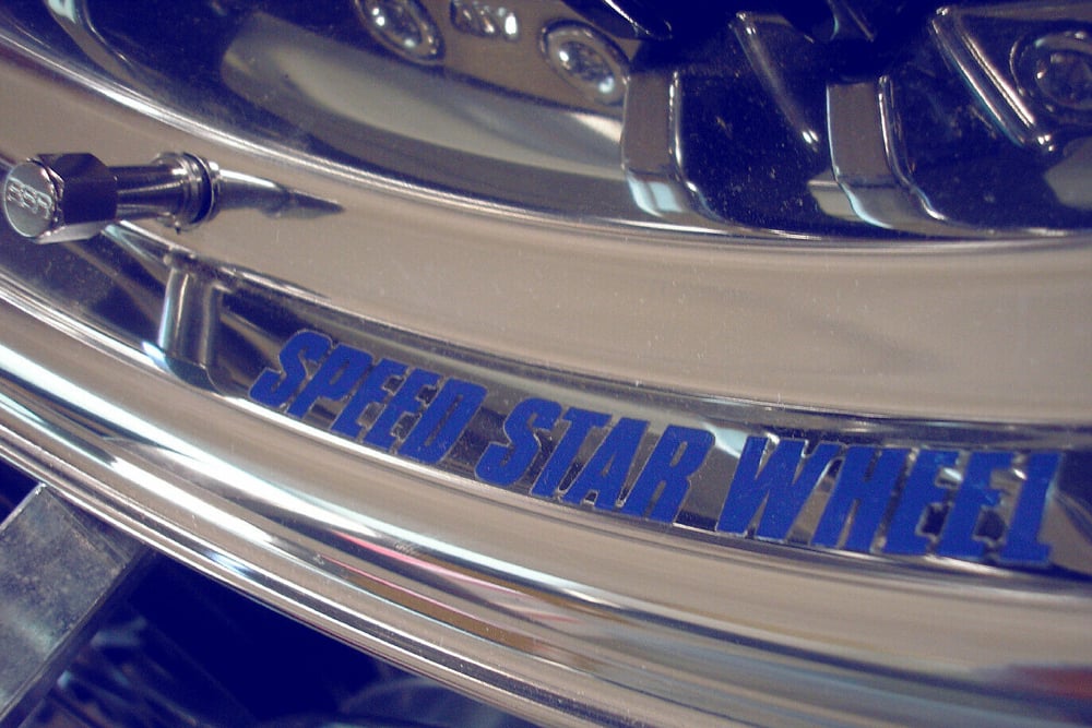 Image of Speed Star Wheel Stickers