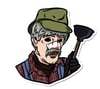 Zeke The Plumber Sticker 