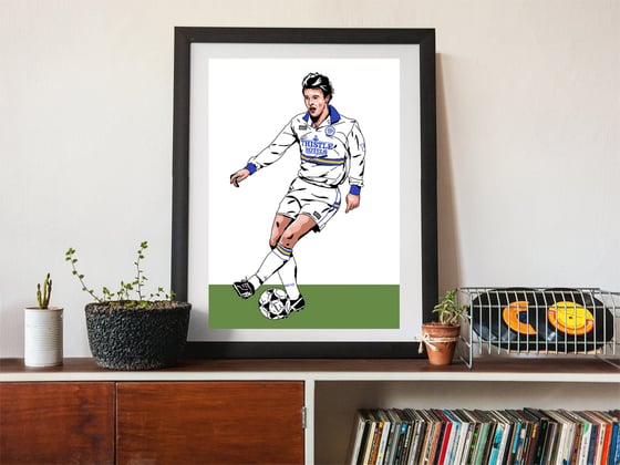 Image of Gary Speed A3 print.