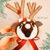 £15 off! Deer pompom wall plaque