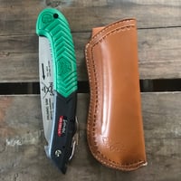 Image 1 of Leather Pouch and Folding Saw