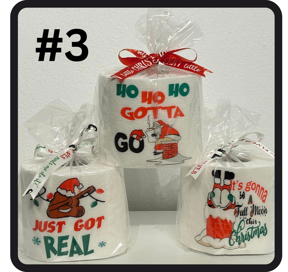 3-Pack Christmas Funny Tissue