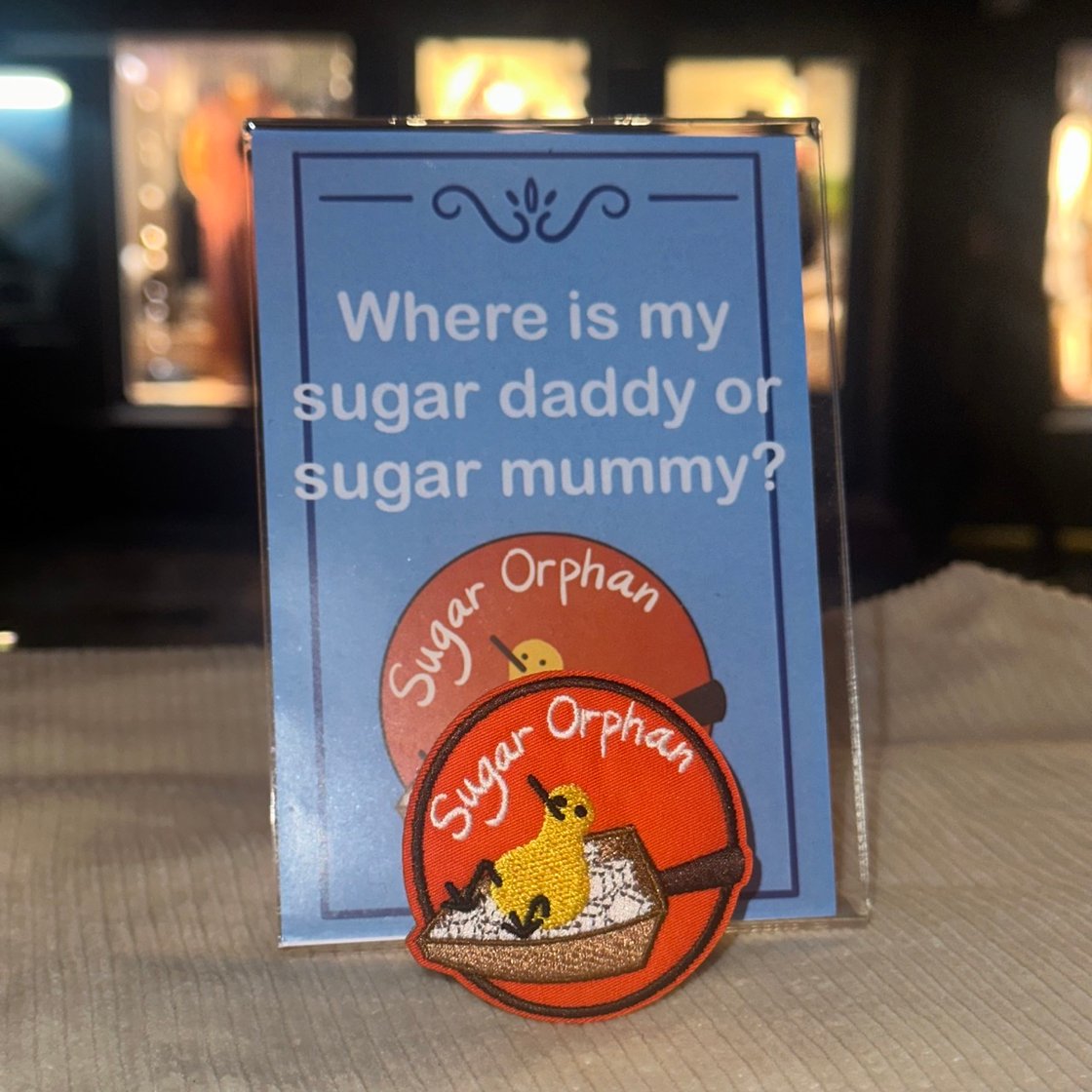Image of Sugar Orphan embroidery badge / key chain