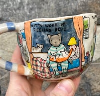 Image 1 of Kitty Woke Up Feeling Blue - Ceramic Mug