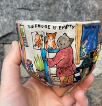 Image 2 of Kitty Woke Up Feeling Blue - Ceramic Mug