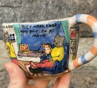Image 5 of Kitty Woke Up Feeling Blue - Ceramic Mug
