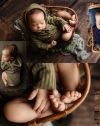 Image 1 of Miles Hooded Romper