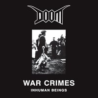 Image 1 of DOOM "War Crimes Inhuman Beings" LP