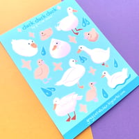 Image 1 of Duck Duck Duck Sticker Sheet