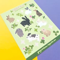 Image 1 of Rabbit Food Sticker Sheet