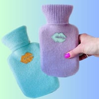 Image 1 of Kiss Mini Cashmere Hot Water Bottle