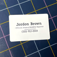 Image 3 of Jordon Brown Card Sticker