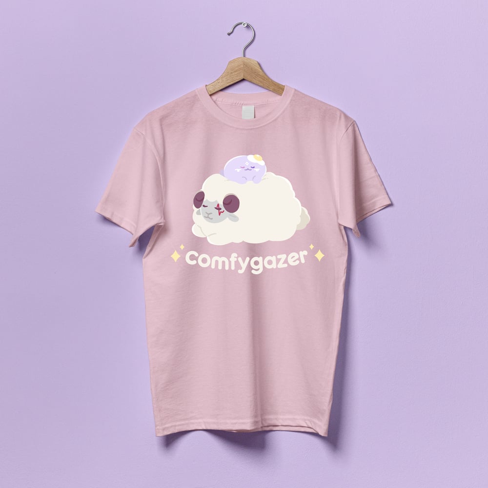 Image of Comfygazer pink T-shirt