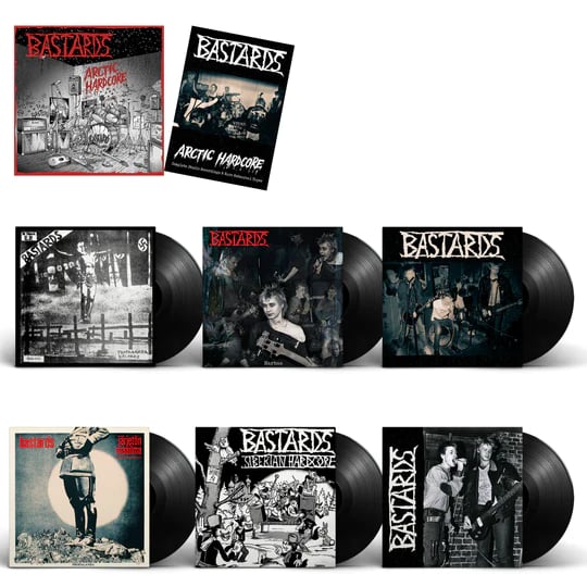 Image of Bastards - "Arctic Hardcore: Complete Studio Recordings & Rare Rehearsal Tapes" 12" box set
