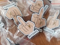 Image 1 of Enamel Flip You Pins