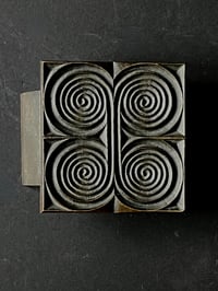 Image 1 of Bronze Push-Pull Handle with Spiral Design