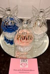 Best sellers! Personalised glass angel 