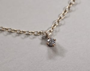 Image of 2.5mm 'little diamond' necklace