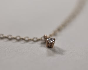 Image of 2.5mm 'little diamond' necklace