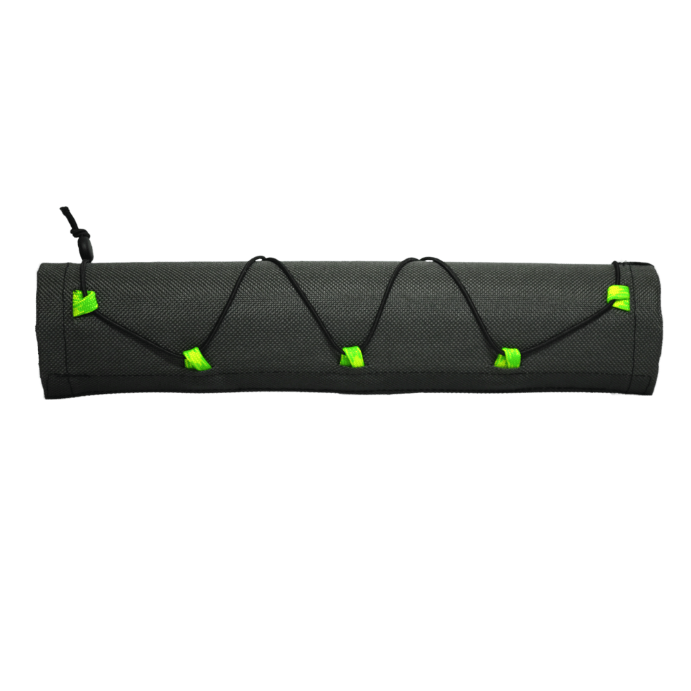 Image of 1 of 1 Cargo Crossbar Pad 9" neon green loops