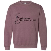 Brianna Blankenship Crewneck (Maroon/Black)