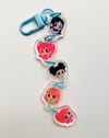 [ CLEARANCE ] NWJNS POWERPUFF GIRLS KEYCHAIN