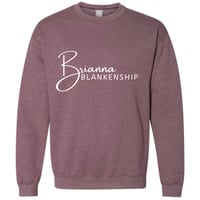 Brianna Blankenship Crewneck (Maroon/White)