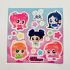 [ CLEARANCE ] NWJNS POWERPUFF GIRLS STICKER SHEET