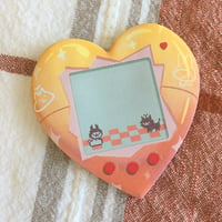 Image 1 of Leaf x Bun Tamagotchi Heart Sticky Notes